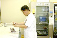輸血用血液製剤確認作業