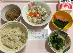 酒田港祭り：枝豆ごはん